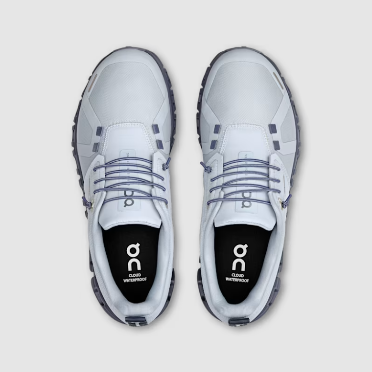 On Women's Cloud 6 Waterproof Shoes - Heather / Metal