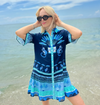 Islapayal Lisbon Placement Dress - Monkey Navy
