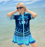 Islapayal Lisbon Placement Dress - Monkey Navy