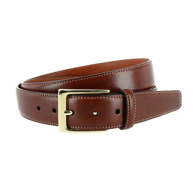 Trafalgar Classic 30MM Cortina Leather Belt - Honey Maple