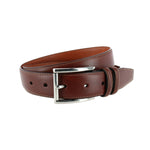 Trafalgar Lorenzo 32MM Dropped Edge Leather Dress Belt - Honey Maple