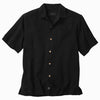 TBLV Tommy Bahama Mens Original Sample Dirty Shark Martini Camp Shirt Black