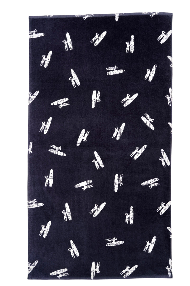 Johnnie-O Surfer Dude Exeter Towel - Navy