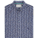 Tori Richard Consortium Camp Shirt - Navy - FINAL SALE