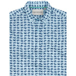 Tori Richard Consortium Camp Shirt - Blue Frost - FINAL SALE