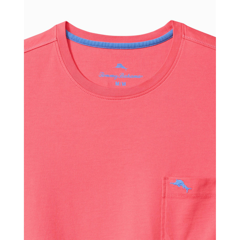 Tommy Bahama Men's New Bali Skyline Tee T-Shirt - Melon Berry