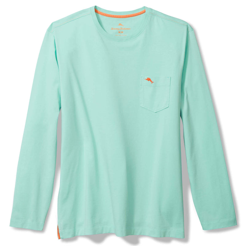 Tommy Bahama Men's New Bali Skyline Long Sleeve T-Shirt - Aquarius