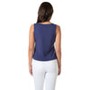 Tori Richard Sunsational Terry Bonnie Tank Top - Navy - FINAL SALE