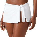 Tommy Bahama Pearl Skirted Hipster Bikini Bottom - White - FINAL SALE