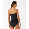 Tommy Bahama Pearl Solids Sarong Wrap Bandini Top - Black