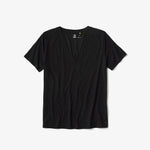 Tasc Womens All Day V-Neck T-Shirt - Black - FINAL SALE