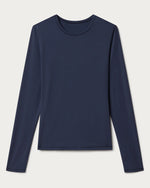 Rhone Women's Ultimate Layer Long Sleeve T-Shirt - Navy Blue