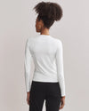 Rhone Women's Ultimate Layer Long Sleeve T-Shirt - Snow White