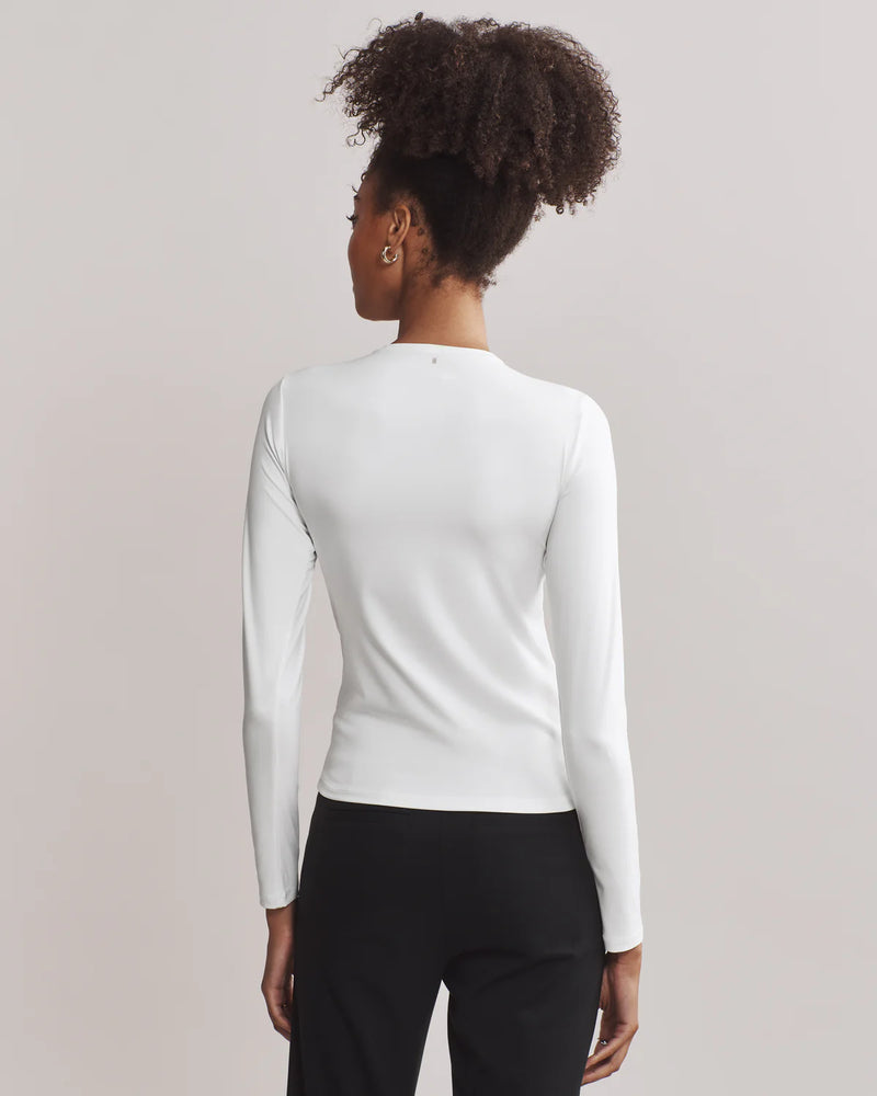 Rhone Women's Ultimate Layer Long Sleeve T-Shirt - Snow White