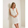 Tommy Bahama Women's Palm-A-Dora Split Neck Dress - White