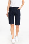 SlimSation 12-Inch Walking Shorts - Denim