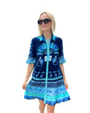 Islapayal Lisbon Placement Dress - Monkey Navy