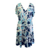 La Mer Luxe Mika Short Sleeve Dress - Caroline/Aegean
