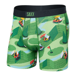 SAXX Vibe Super Soft Excite Carts Boxer Briefs - Green