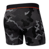 SAXX Vibe Super Soft Supersize Camo Boxer Briefs - Black