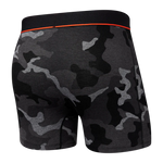 SAXX Vibe Super Soft Supersize Camo Boxer Briefs - Black