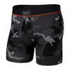 SAXX Vibe Super Soft Supersize Camo Boxer Briefs - Black