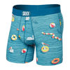 SAXX Vibe Super Soft Swimmers Boxer Briefs - Sea Level