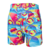 SAXX 5-Inch Oh Buoy 2N1 Volley Coast 2 Coast Swim Trunks - Blue Multi - FINAL SALE