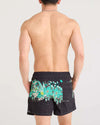 Saxx 5-Inch Oh Buoy 2N1 Volley Swim Trunks - Diamondhead - Black