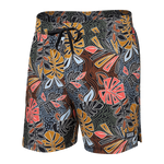 SAXX 5-Inch Oh Buoy 2N1 Volley Desert Palms Swim Trunks - Harvest Multi - FINAL SALE