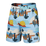 SAXX Vibe Super Soft Baja Bound Boxer Briefs - Chambray Multi