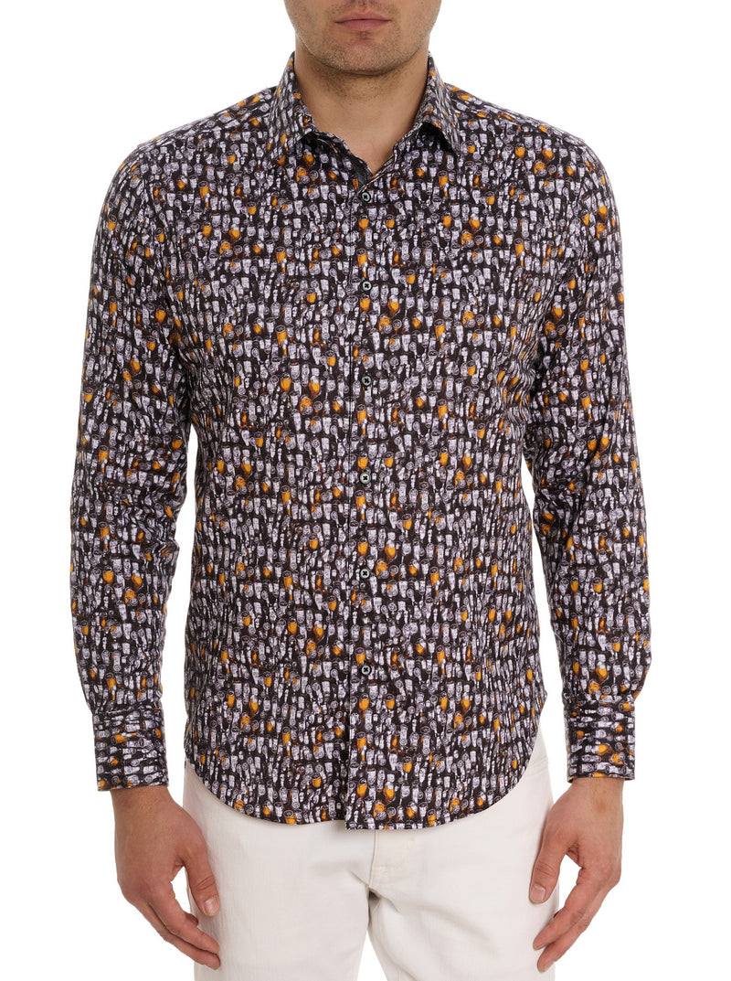 Robert Graham Beer Bash Classic Fit Sport Shirt - Multi - FINAL SALE