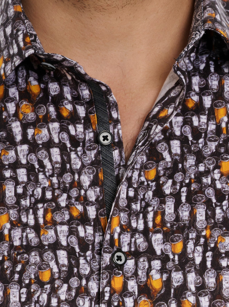 Robert Graham Beer Bash Classic Fit Sport Shirt - Multi - FINAL SALE