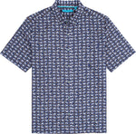 Tori Richard Consortium Camp Shirt - Navy - FINAL SALE