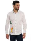 Robert Graham Made To Measure Classic Fit Sport Shirt - White - FINAL SALE