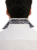 Robert Graham Made To Measure Classic Fit Sport Shirt - White - FINAL SALE