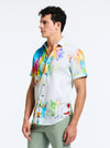 Robert Graham Sardinia Short Sleeve Classic Fit Sport Shirt - Multi - FINAL SALE