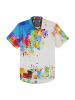Robert Graham Sardinia Short Sleeve Classic Fit Sport Shirt - Multi - FINAL SALE
