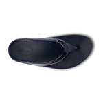 Oofos Women's Oomega Thong Sandals - Black