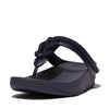 FitFlop Fino Crystal Cord Leather Sandals - Midnight Navy