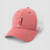 Johnnie-O The Varsity Trucker Hat - Crimson