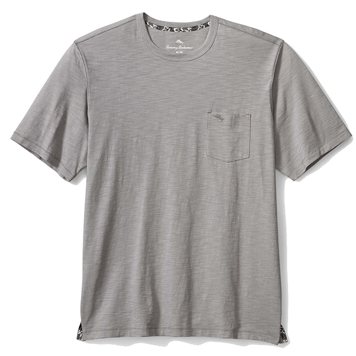 Tommy Bahama Bali Beach Crew T-Shirt - Silver Streak
