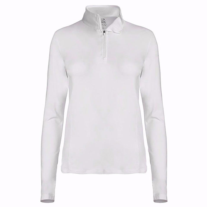 Tasc Womens Nola 1/4 Zip Pullover Sweater - White - FINAL SALE