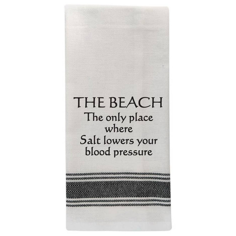 Tea Towel BB-T-159  The Beach…the only place where salt